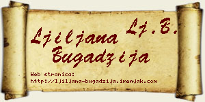 Ljiljana Bugadžija vizit kartica